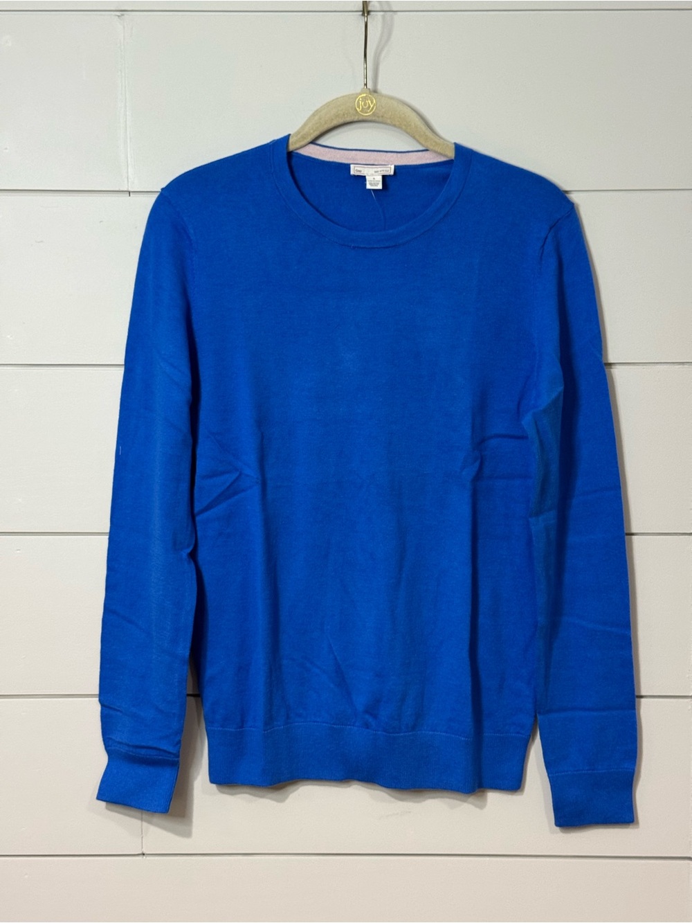 NEW Gap Royal Blue Crewneck Sweater Size S